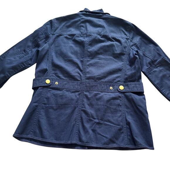 J. Crew Jacket Womens XS Relaxed Boyfriend Field Utility Pockets Gold Buttons - Picture 10 of 16